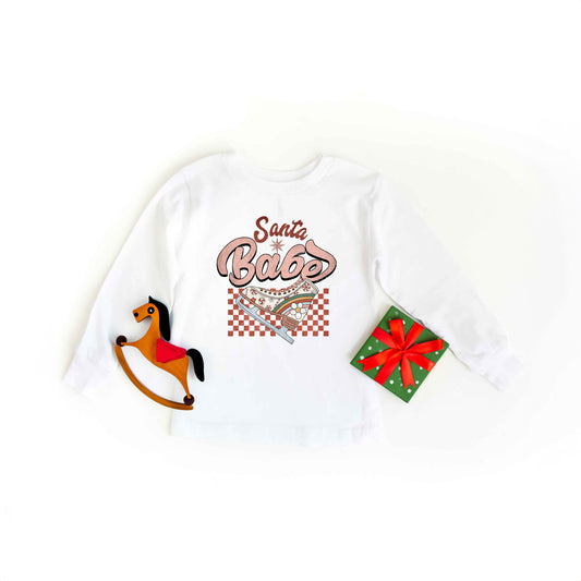 Santa Babe | Toddler Graphic Long Sleeve Tee