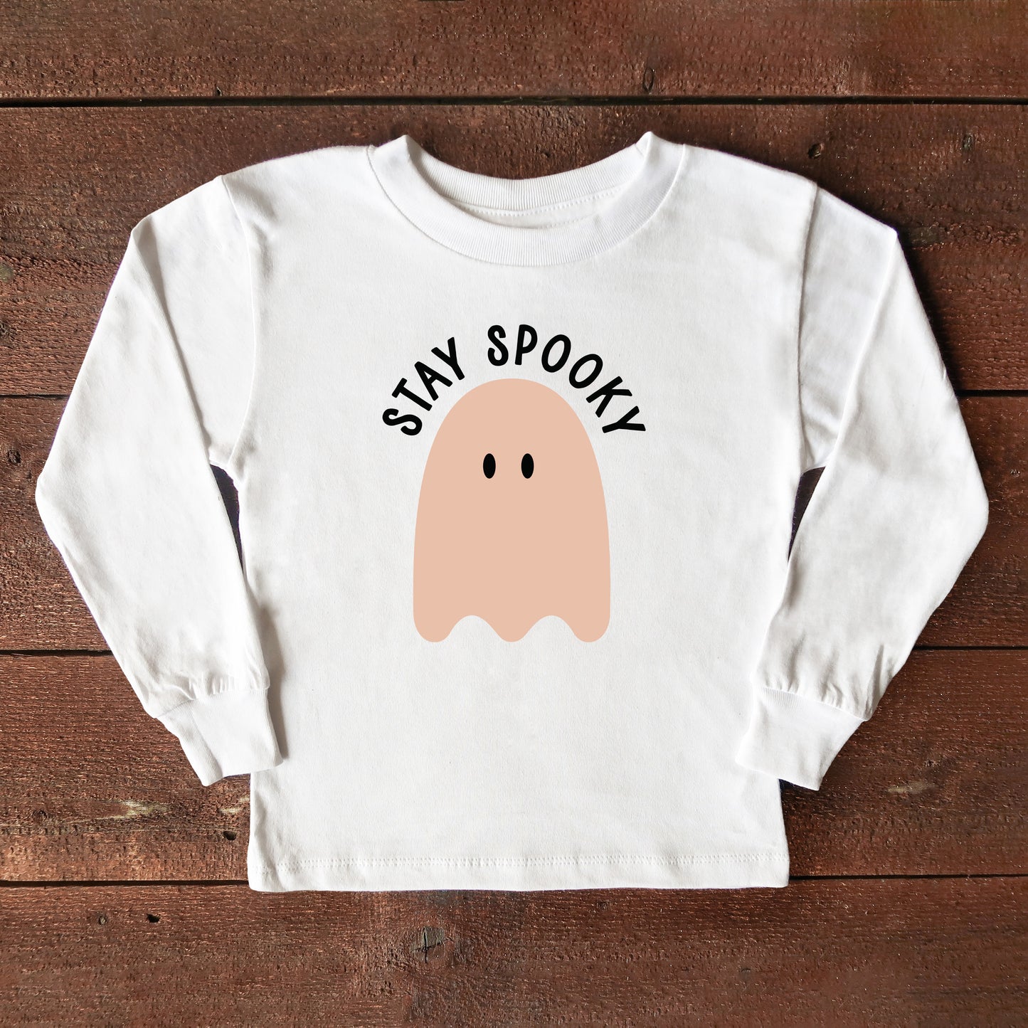 Stay Spooky Ghost | Youth Graphic Long Sleeve Tee