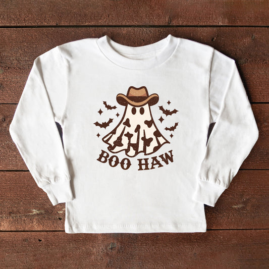 Boo Haw Ghost | Youth Graphic Long Sleeve Tee