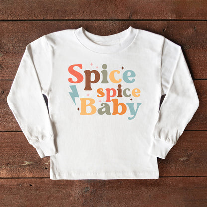 Spice Spice Baby | Toddler Graphic Long Sleeve Tee
