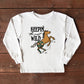 Keepin The West Wild Horse | Youth Graphic Long Sleeve Tee