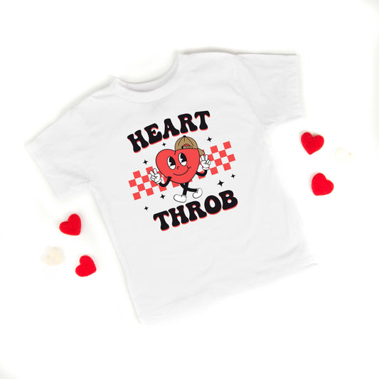 Checkered Heart Throb | Toddler Graphic Short Sleeve Tee