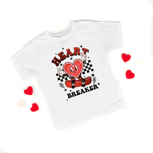 Heart Breaker Skater | Toddler Graphic Short Sleeve Tee