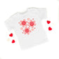 Hippy Flower Valentine | Youth Short Sleeve Crew Neck