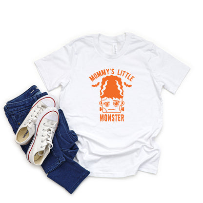 Mommy's Little Monster Girl | Youth Graphic Short Sleeve Tee