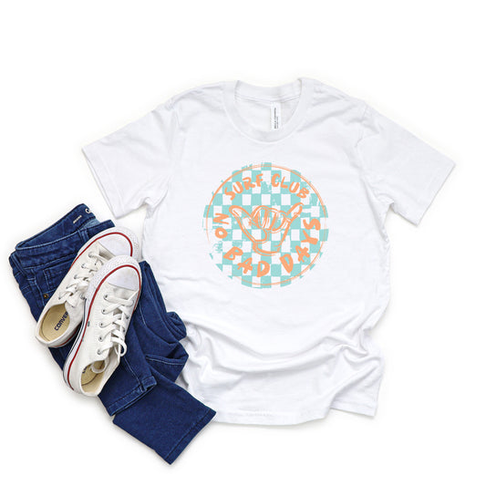Surf Club Checkered | Youth Short Sleeve Crew Neck
