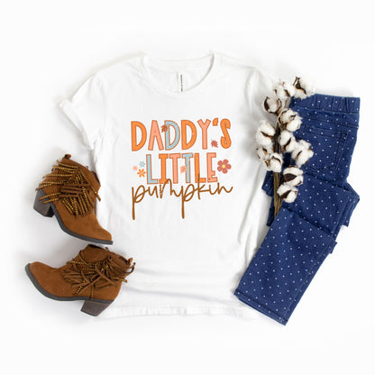 Daddy's Little Pumpkin | Youth Graphic Short Sleeve Tee