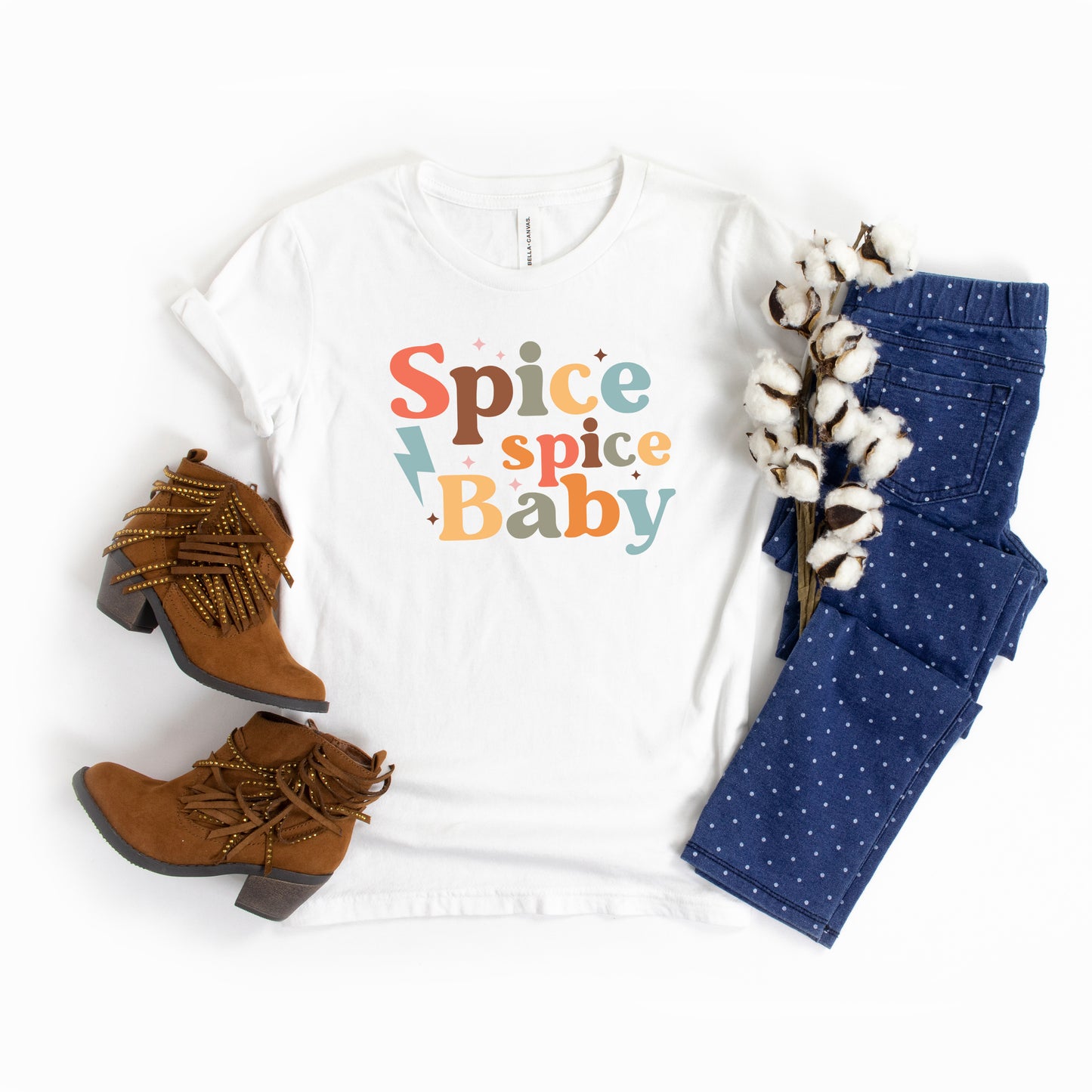 Spice Spice Baby | Youth Graphic Short Sleeve Tee