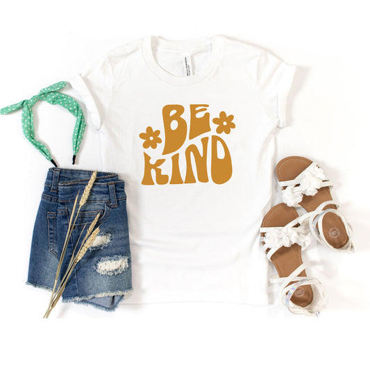 Be Kind Daisies | Youth Short Sleeve Crew Neck