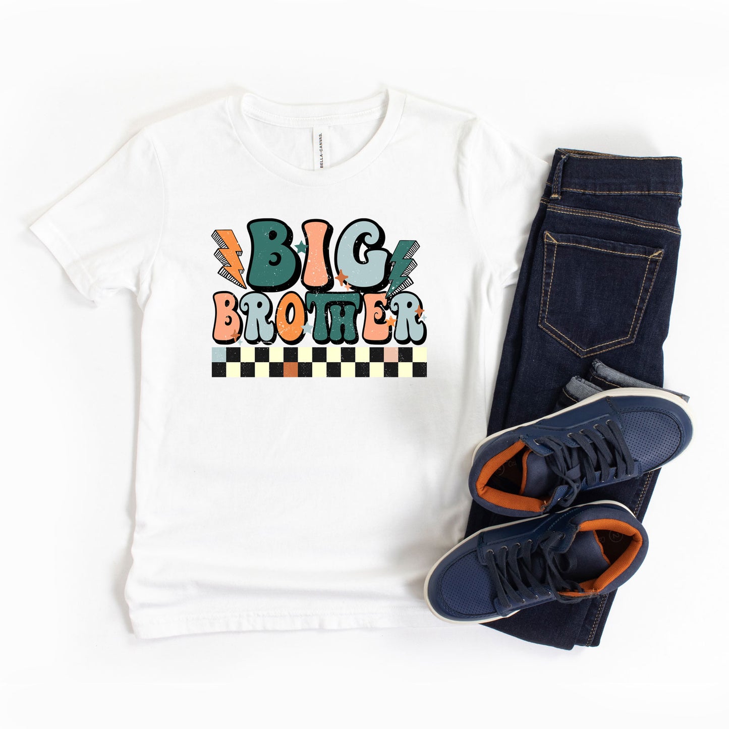 Big Brother Checkered | Youth Graphic Short Sleeve Tee
