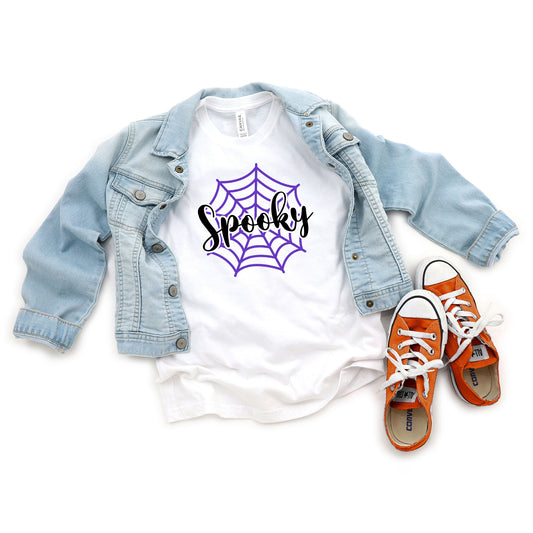 Spooky Web | Youth Graphic Short Sleeve Tee