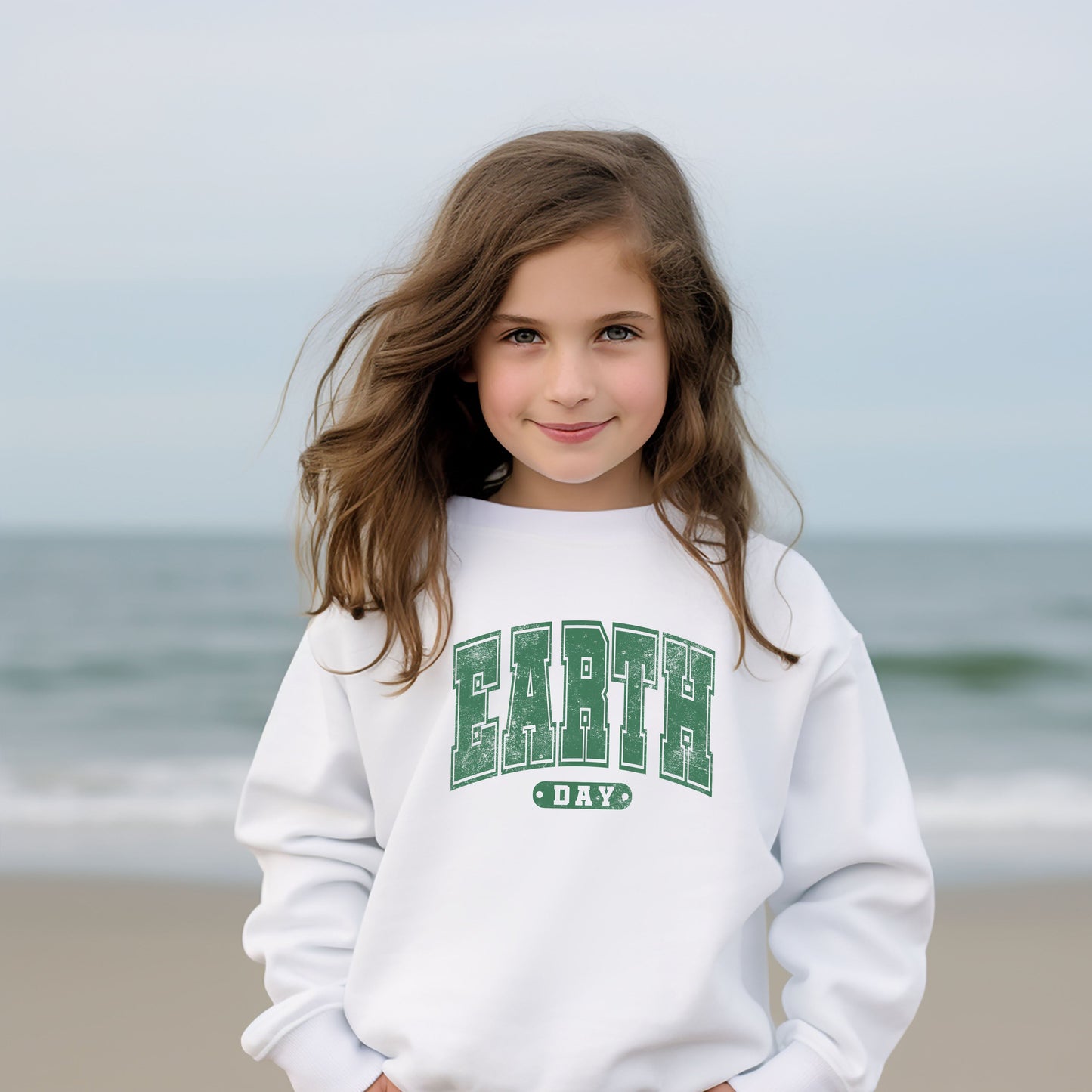 Earth Day Varsity | Youth Graphic Sweatshirt