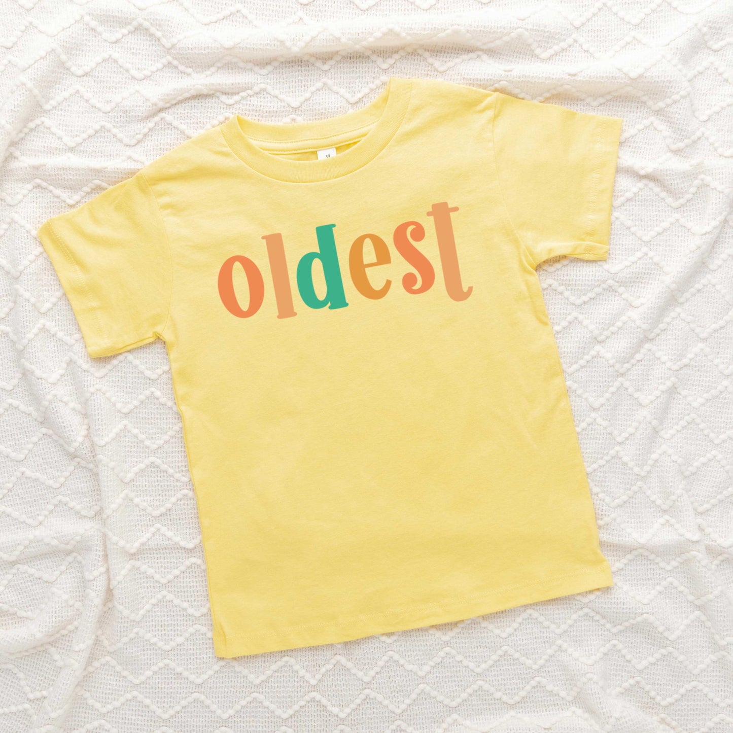 Oldest Colorful | Toddler Graphic Short Sleeve Tee