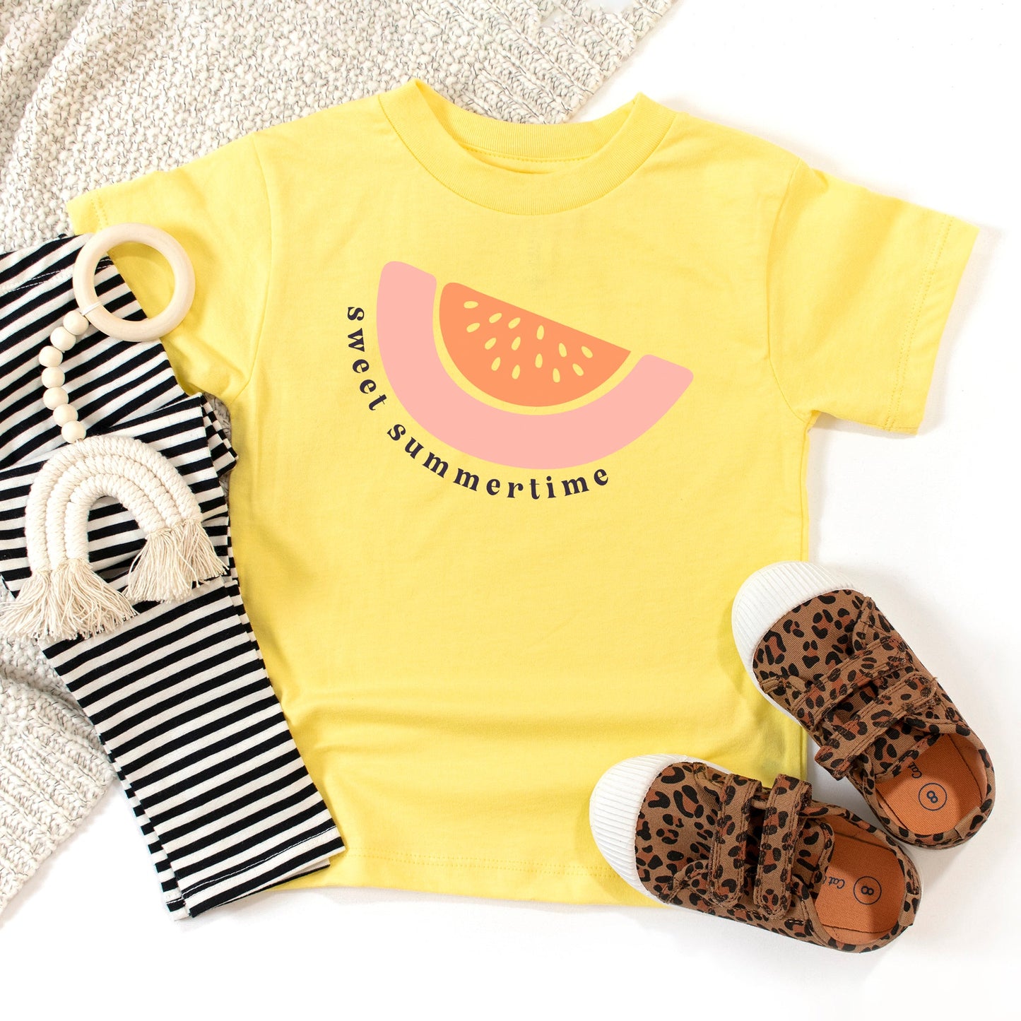 Sweet Summertime Watermelon | Toddler Graphic Short Sleeve Tee