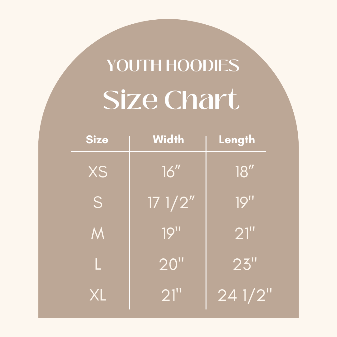 14th Feb Stars Puff Print | Youth Graphic Hoodie
