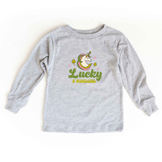 Lucky Magical Unicorn | Youth Long Sleeve Tee
