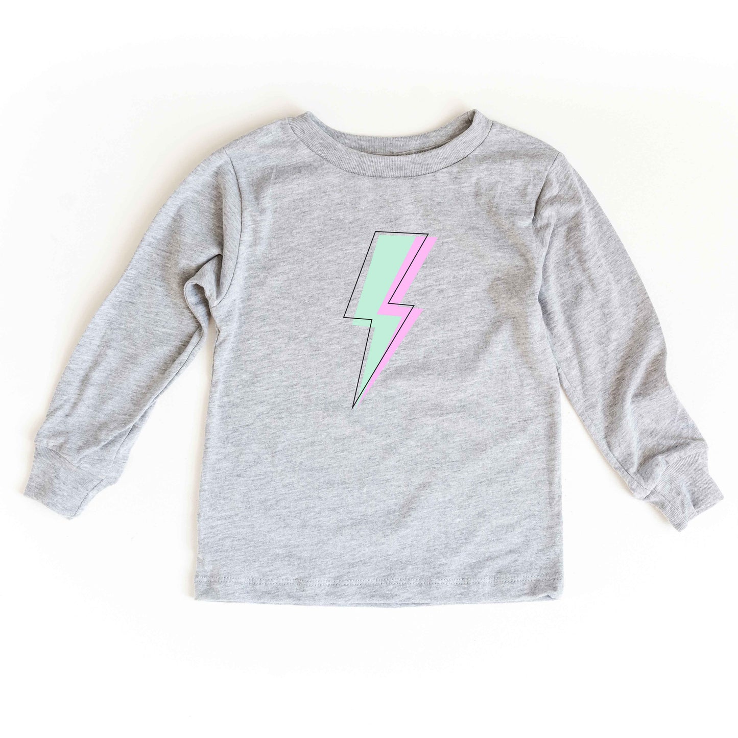 Layered Lightning Bolt | Toddler Long Sleeve Tee