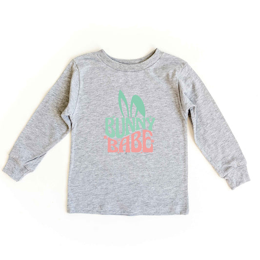 Bunny Babe With Ears | Youth Long Sleeve Tee