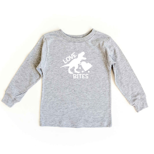 Love Bites Dinosaur | Toddler Long Sleeve Tee