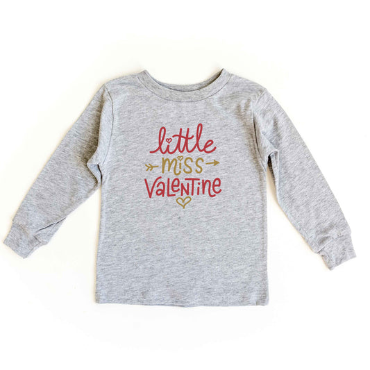 Little Miss Valentine | Youth Long Sleeve Tee