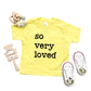 So Very Loved | Toddler Short Sleeve Crew Neck