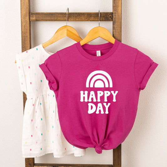 Happy Day Rainbow | Youth Short Sleeve Crew Neck