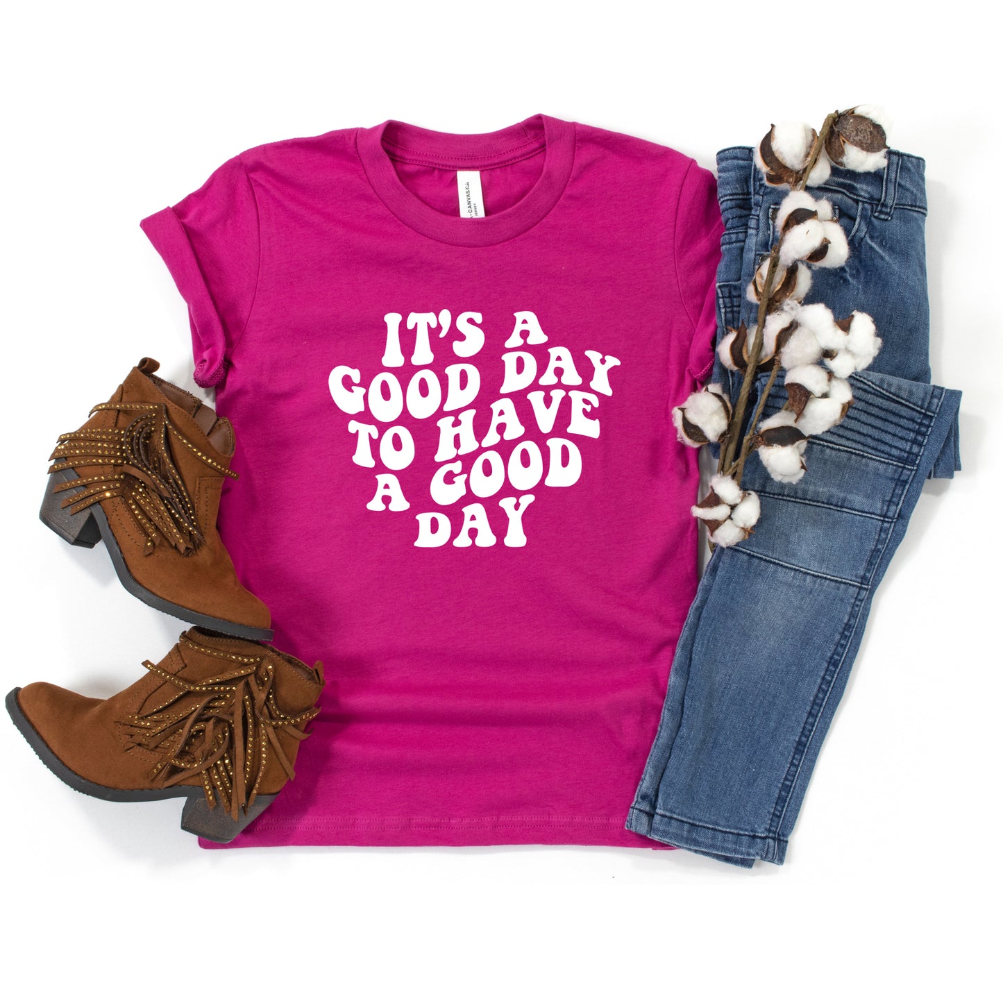 It's A Good Day To Have A Good Day | Youth Short Sleeve Crew Neck