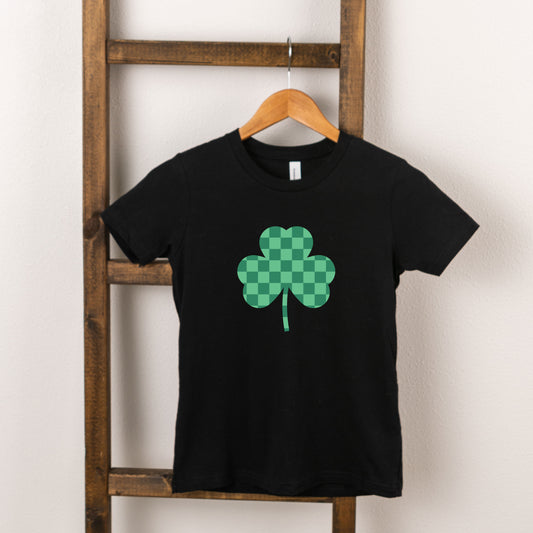 Checker Shamrock | Toddler Short Sleeve Crew Neck