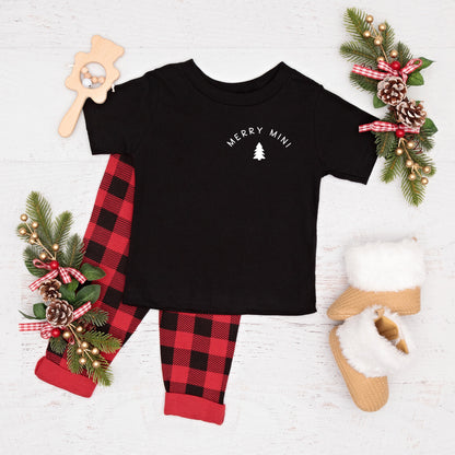 Merry Mini Tree Mini | Toddler Short Sleeve Crew Neck