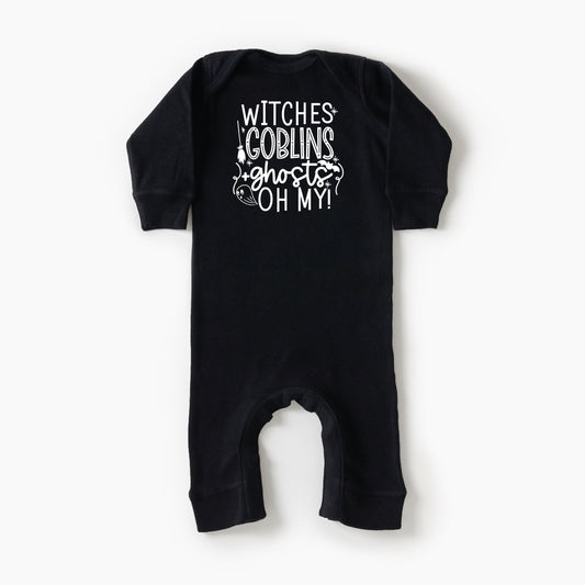 Witches Goblins Ghosts | Baby Romper