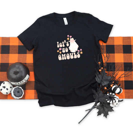 Let's Go Ghouls Ghost | Youth Short Sleeve Crew Neck