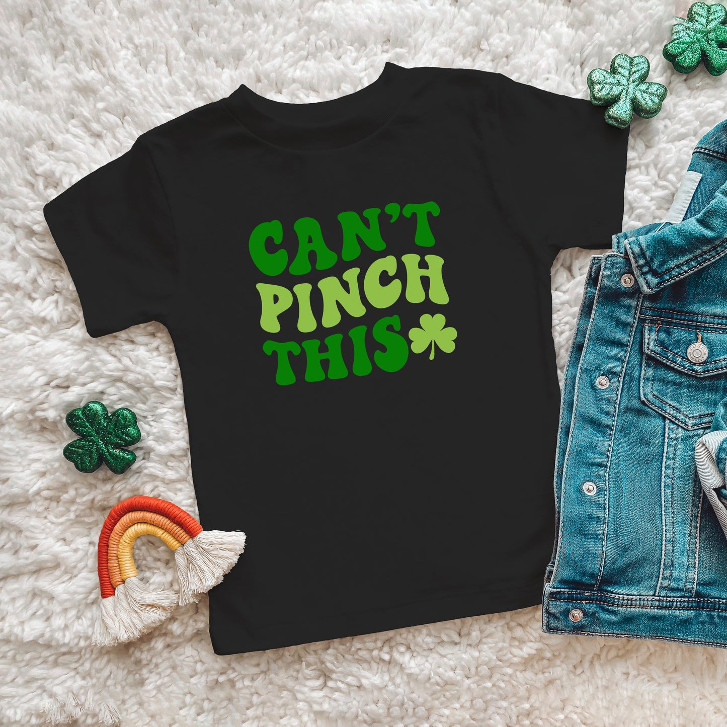 Can't Pinch This Shamrock | Toddler Short Sleeve Crew Neck