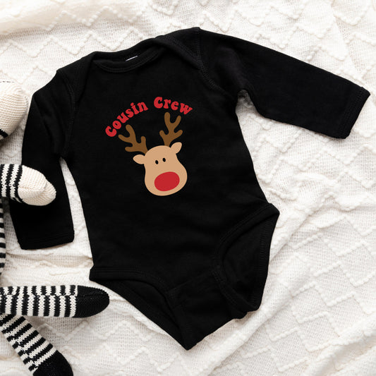 Cousin Crew Reindeer | Baby Long Sleeve Onesie