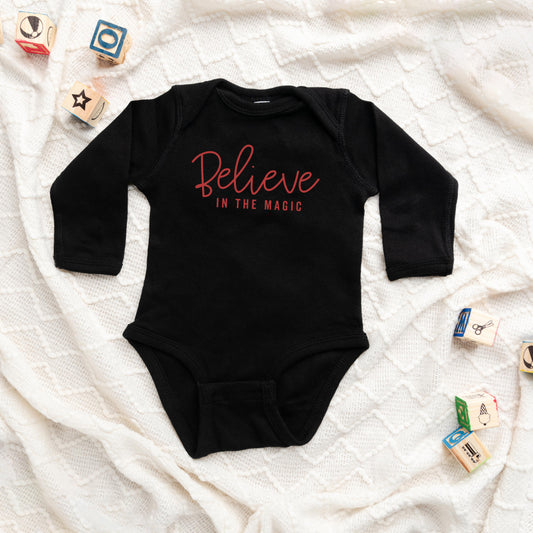 Believe In The Magic | Baby Long Sleeve Onesie