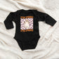Checkered Stay Spooky Ghost | Baby Long Sleeve Onesie