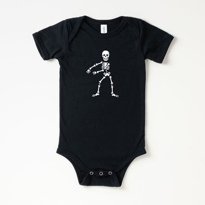 Flossing Skeleton | Baby Onesie