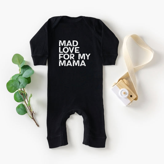 Mad Love For My Mama Distressed | Baby Romper