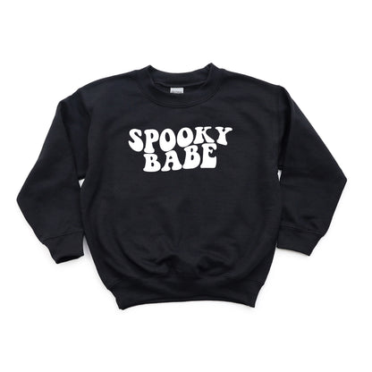 Spooky Babe Wavy | Youth Sweatshirt