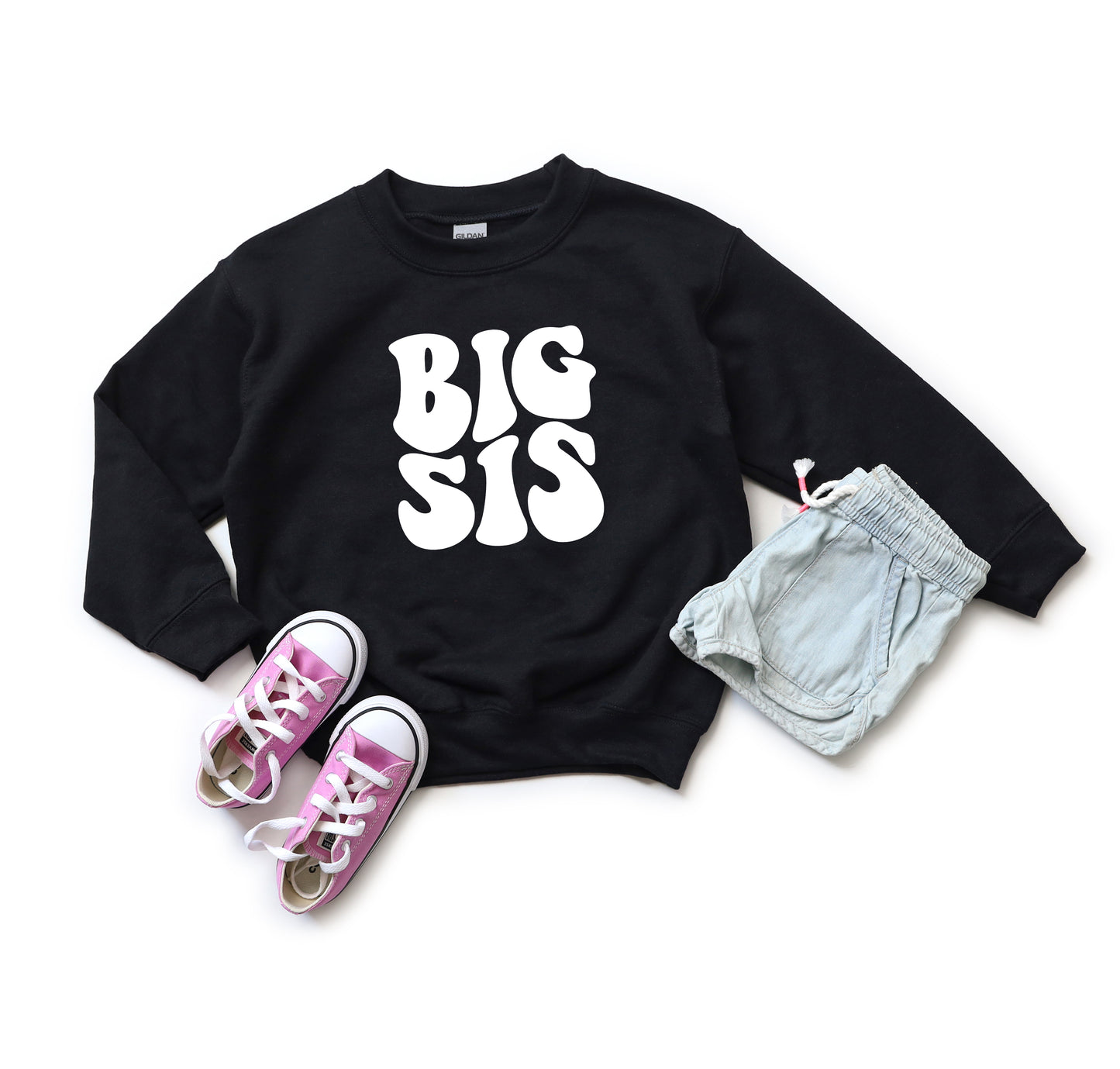 Big Sis Wavy | Youth Sweatshirt
