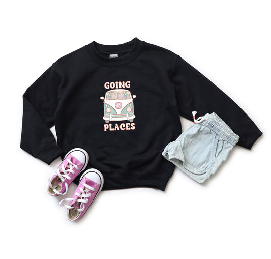 Going Places Van Colorful | Youth Sweatshirt