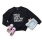 Mad Love For My Daddy Distressed | Youth Sweatshirt