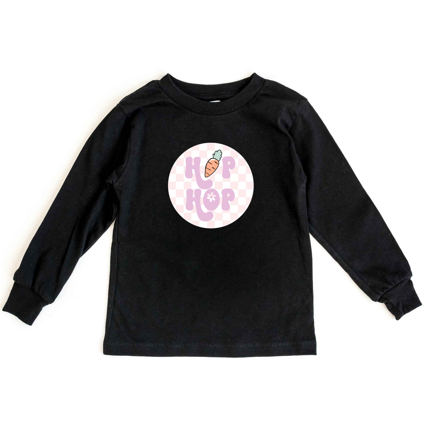 Checkered Hip Hop | Toddler Long Sleeve Tee