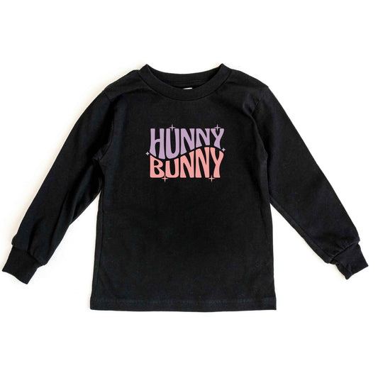 Hunny Bunny Wavy Stars | Youth Long Sleeve Tee
