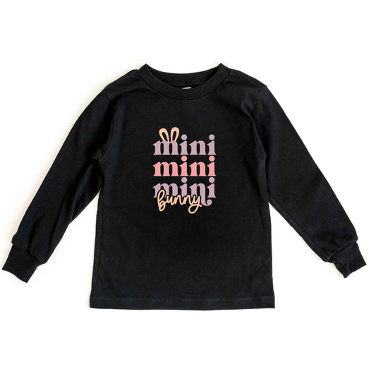 Mini Bunny Stacked | Toddler Long Sleeve Tee
