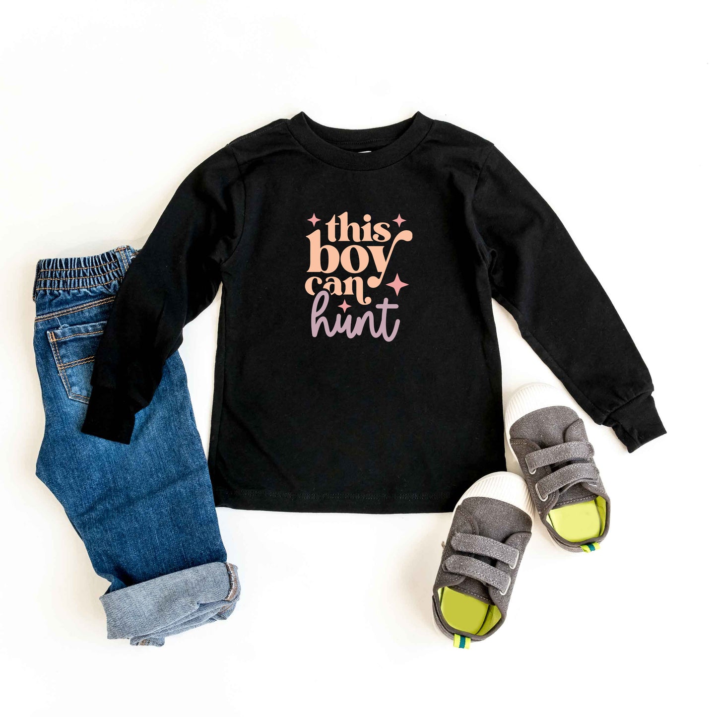 This Boy Can Hunt | Toddler Long Sleeve Tee