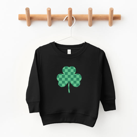 Checker Shamrock | Toddler Sweatshirt