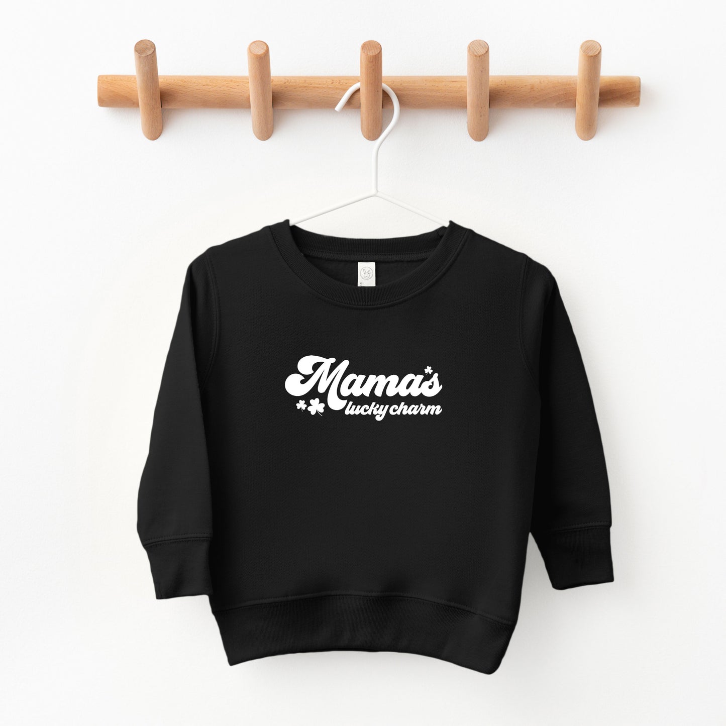 Retro Mama's Lucky Charm | Toddler Sweatshirt
