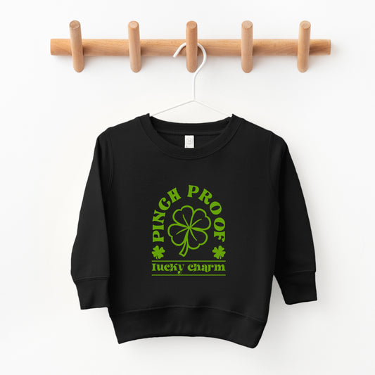 Pinch Proof Lucky Charm | Toddler Sweatshirt