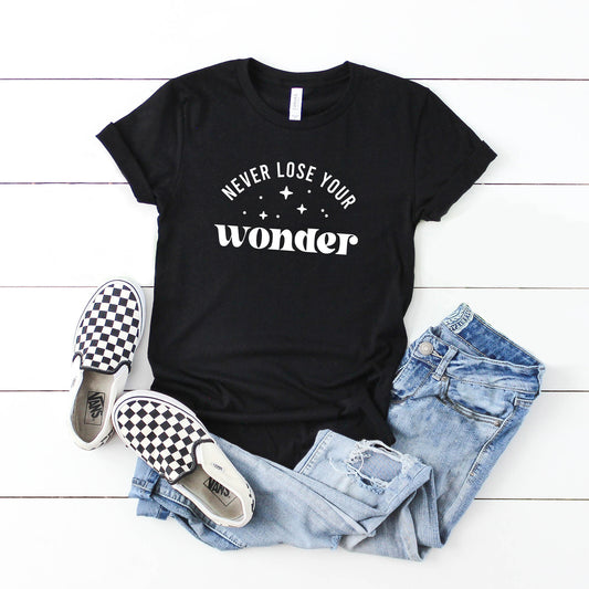 Never Lose Your Wonder | Youth Short Sleeve Crew Neck