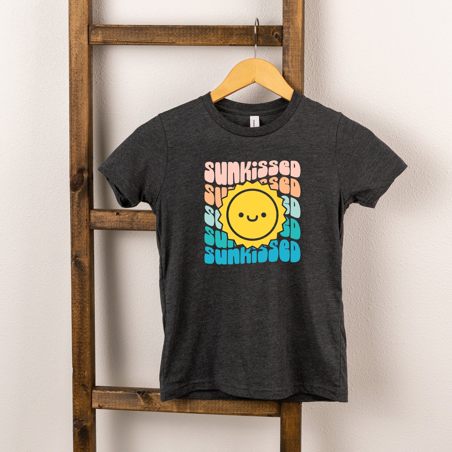 Sunkissed Stacked Sun Colorful | Toddler Short Sleeve Crew Neck